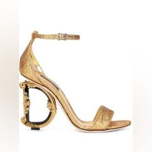 Dolce & Gabbana sculpted high heel sandals